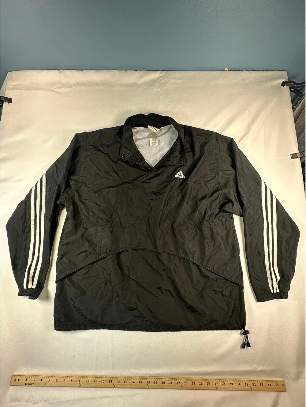 Vintage Adidas Men's Climalite Three-Stripe Vented Windbreaker Sz XL (137)